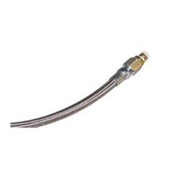 Airbagit AirBagIt AIRHOSE-28 0.38 In. Npt X 0.38 In. Npt Steel Non Stick Surface Leader Air Line Airhose 12 in. AIRHOSE-28